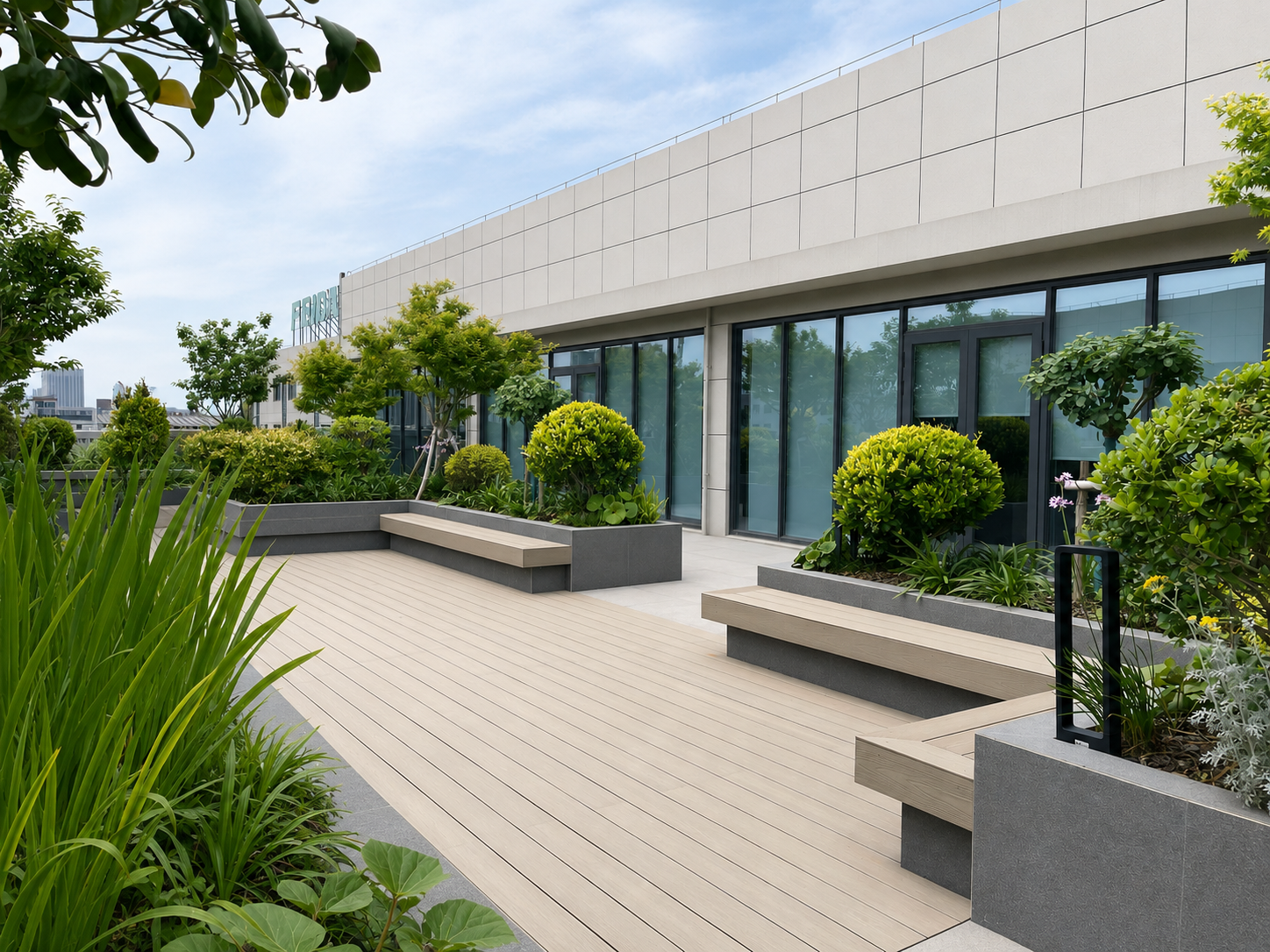 云镜花园·办公楼上的空中客厅 CORPORATE ROOFTOP GARDEN